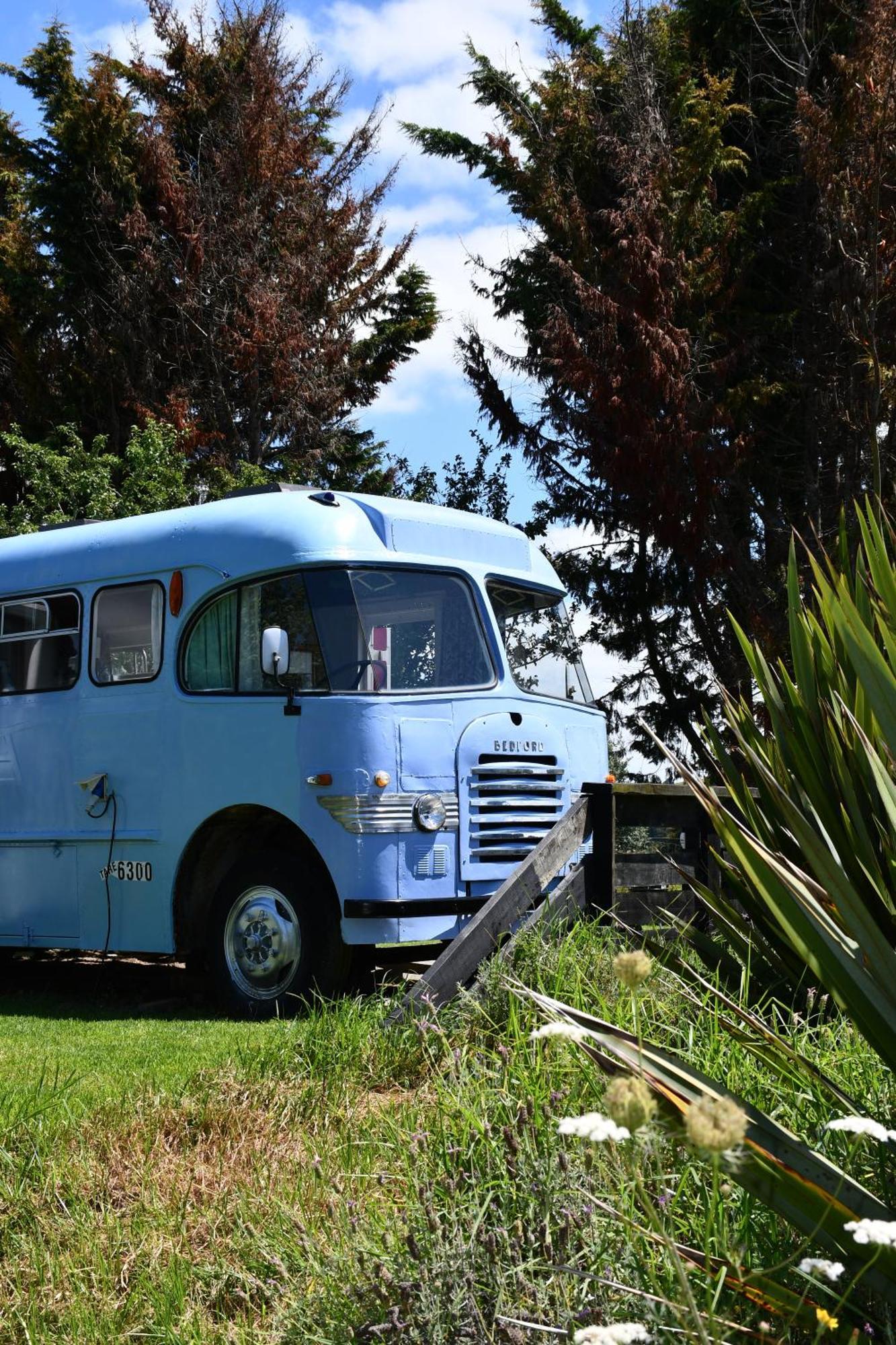 Evi The School Bus At Oromahoe Downs Farm Puketona Ngoại thất bức ảnh